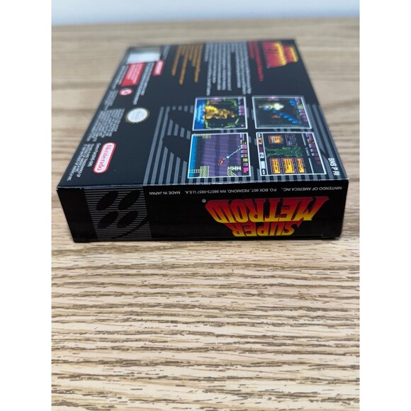 Super Metroid (SNES Super Nintendo 1994) Box Only READ - Picture 9 of 12